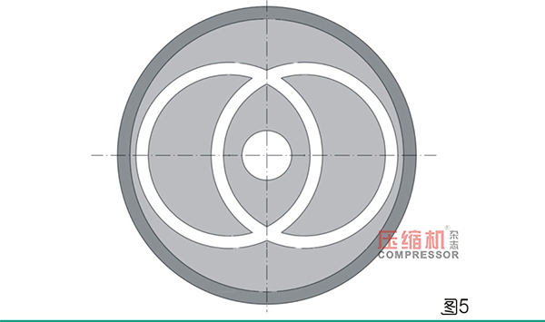 行星式流体能量转换结构的轨道式同步机构