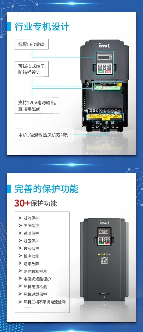 新品来袭！英威腾空压机专用单变频一体机重磅推出