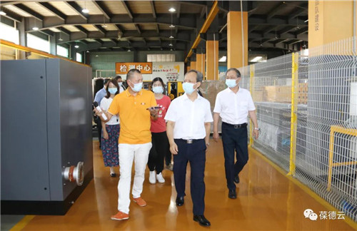 创新引领 数字赋能| 佛山市郭文海市长莅临葆德调研指导!